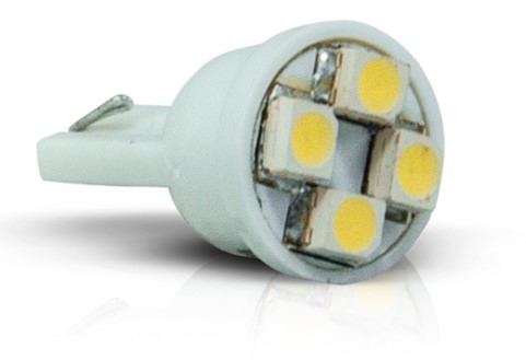AP391 LED ESMAGADA (PINGAO) T10 12V HI POWER VERDE (PR) BLISTER