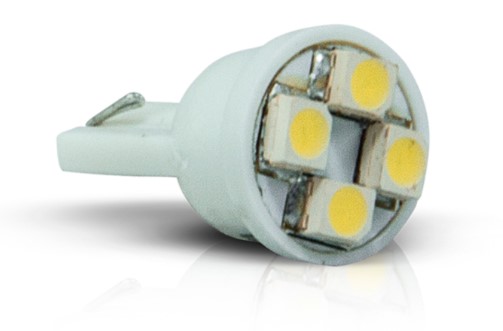 AP392 LED ESMAGADA (PINGAO) T10 24V HI POWER BRANCO (PR) BLISTER