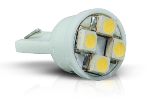 AP393 LED ESMAGADA (PINGAO) T10 24V HI POWER AZUL (PR) BLISTER