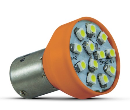 AP107 LED 1141 24V 35W CHUVEIRINHO AMBAR P.DESENC. (PAR) BLISTER