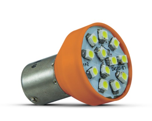 AP195 LED 1141 24V 35W CHUVEIRINHO AMBAR P.DESENC. (PAR) BLISTER