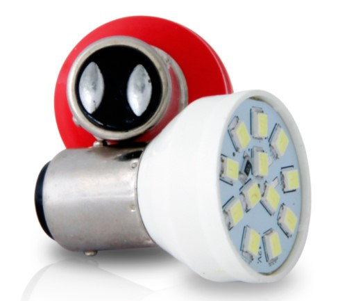 AP197 LED 1034 12V 35/20W CHUVEIRINHO VERMELHO (PR) BLISTER 