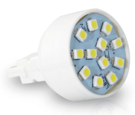 AL270 LED T20 12V 1POLO VERMELHO (PAR) BLISTER 