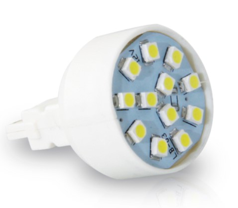 AL614 LED T20 2POLOS 12V BRANCO (PAR) BLISTER 