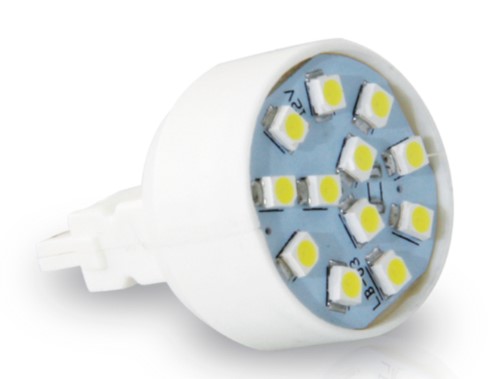 AL617 LED T20 2POLOS 24V BRANCO (PAR) BLISTER 