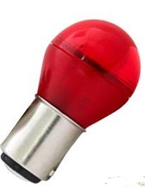 AU026 LED 1034 24V 30W BULBO VERMELHA (PR) BLISTER