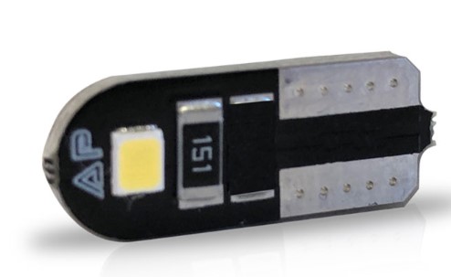 AU079 LED PINGAO 24V 2W T10 SLIM CANBUS AZUL (PAR) BLISTER