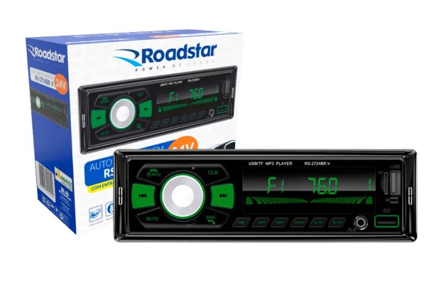 RS2724BR RADIO ROADSTAR BT/AM/FM/SD/AX/2/USB 12/24V
