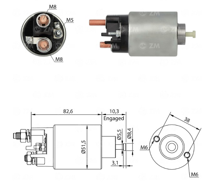 INTACTO92993 AUTOMATICO PT. MITSUBISHI MASTER/MOVANO ZM2993