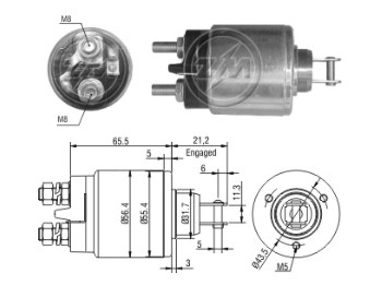 INTACTO90579 AUTOMATICO PT. LADA SAMARA 12V ZM579