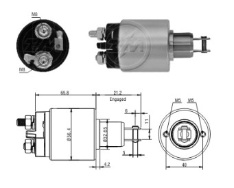 INTACTO93579 AUTOMATICO PT. ISKRA PEUGEOT/RENAULT/VOLVO 12V ZM3579
