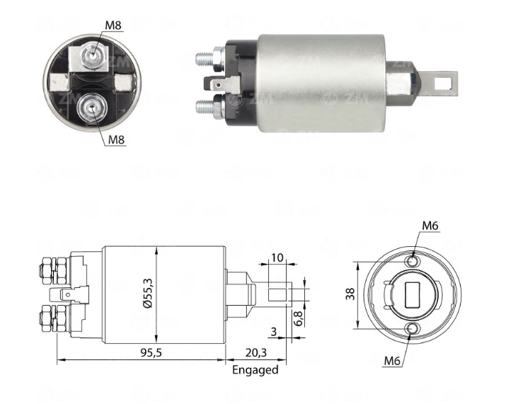 INTACTO90893 AUTOMATICO PT. MITSUBISHI L300/L200/PAJERO/CASE ZM893
