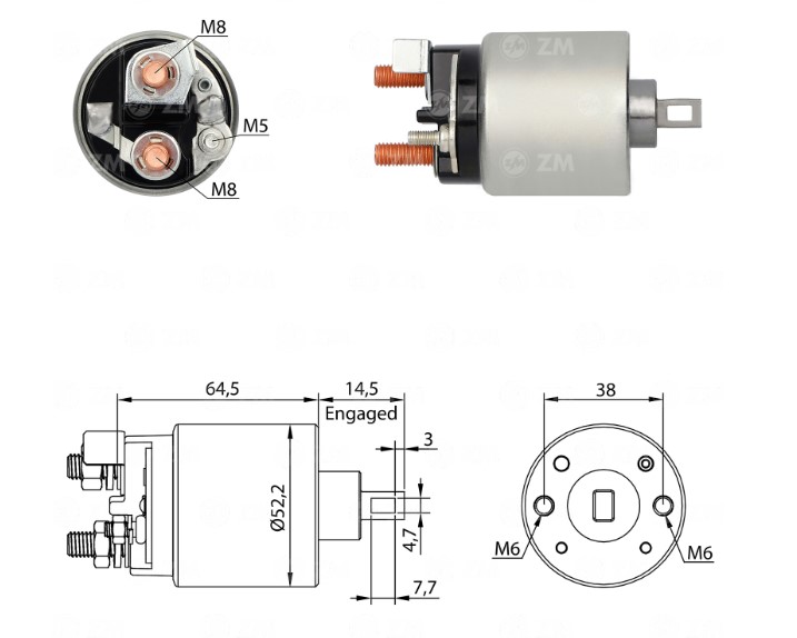 INTACTO92710 AUTOMATICO PT. HITACHI NISSAN 12V ZM2710