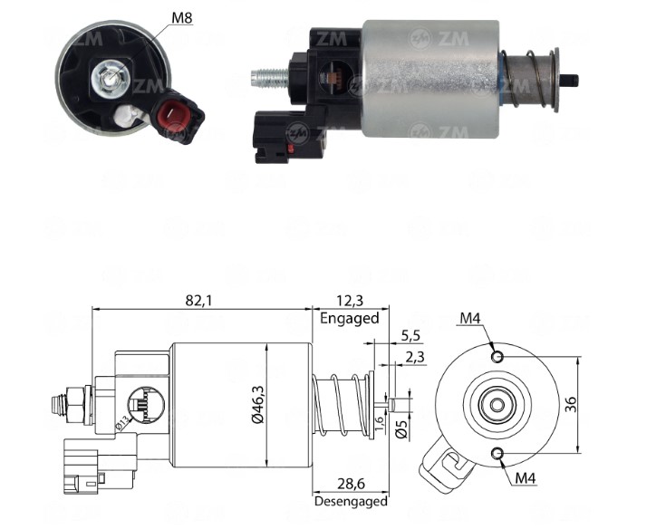 INTACTO98665 AUTOMATICO DENSO TOYOTA ETIOS 12V ZM8665