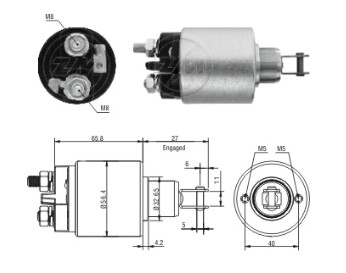 INTACTO92579 AUTOMATICO PT. ISKRA FIAT/LANCIA/ZASTAVA 12V ZM2579