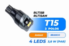 RLT15AM LED 67 12/24V 4LEDS 1.9W 4LEDS S/SOQ.C/CANBUS AMARELA (PAR) BLISTER