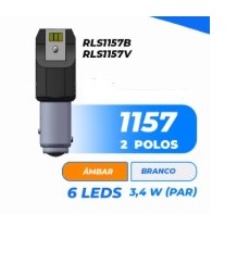 RLS1157V LED 1034 12/24V 6LEDS 3W AMARELA C/CANBUS (PAR) BLISTER