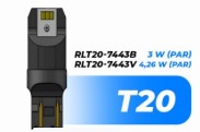RLT207443B LED T20 12/24V 3W 2POLO 6LEDS BRANCA C/CANBUS (PAR) BLISTER 