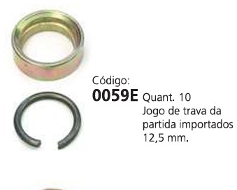 EDA0059E JOGO TRAVA BENDIX INDUZ. PART. IMPORTADOS (10PÇ)