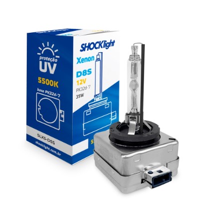 SLX5D8S LAMPADA XENON SERIES D8S 12V 5500K SHOCK LIGHT 