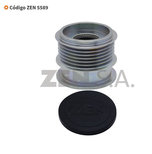 ZEN5589 POLIA RODA LIVRE P/ ALTERNADOR 