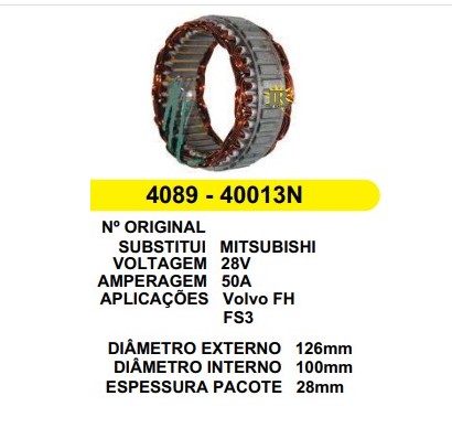 4089 EST. MITSUBISHI E126 I100 50A 24V MANDO