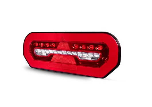 PRD073 LANTERNA TRASEIRA LED UNIVERSAL (SETA SEQUENCIAL) 12V ESQUERDA 