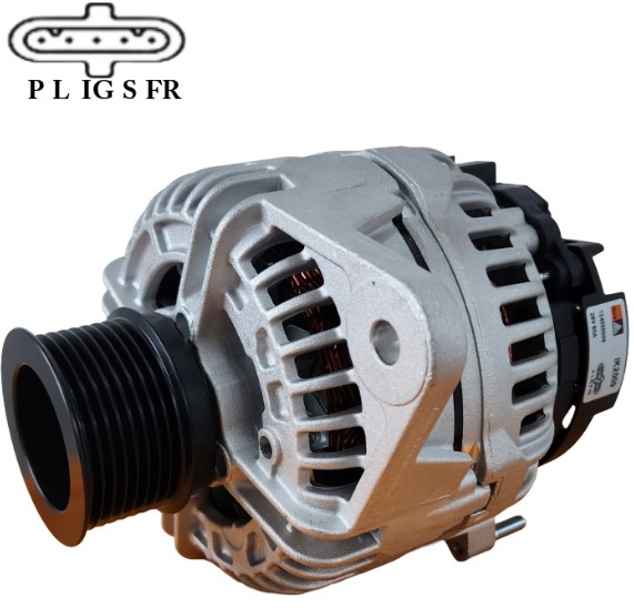IK2009 ALTERNADOR BOSCH VOLVO FH12/FM12/NH12 24V 80A C/8PK IKRO
