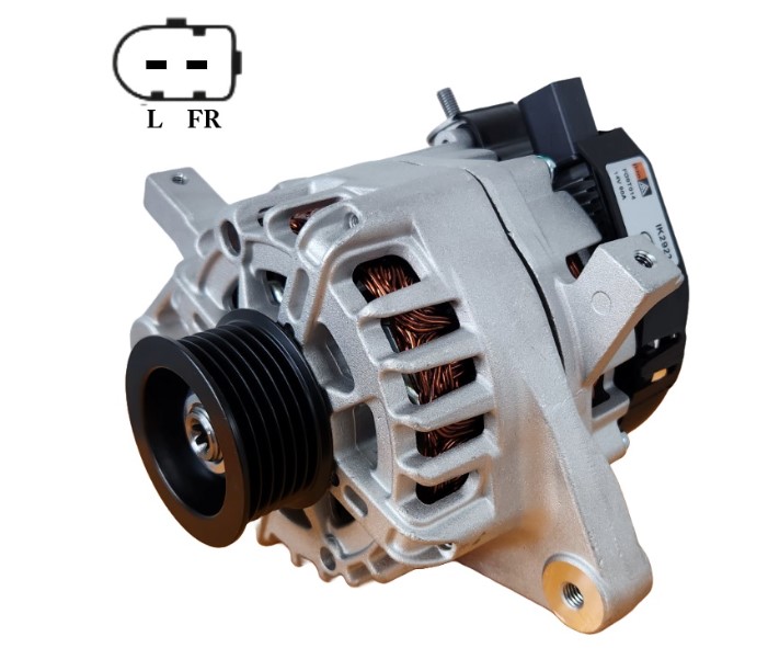 IK2923 ALTERNADOR VALEO ETIOS 2014/2021 12V 90A 