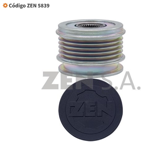 ZEN5839 POLIA RODA LIVRE P/ ALTERNADOR 