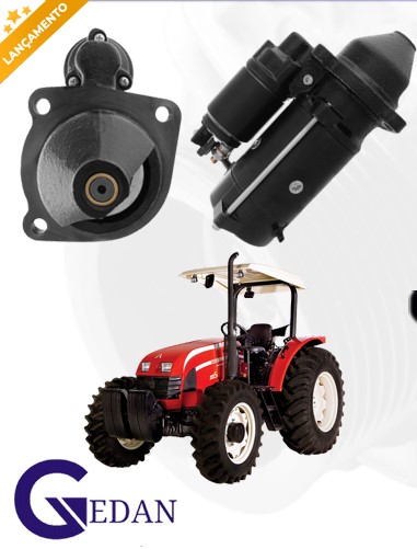 GD50763 MOTOR DE PARTIDA ISKRA AGRITECH 12V 10D