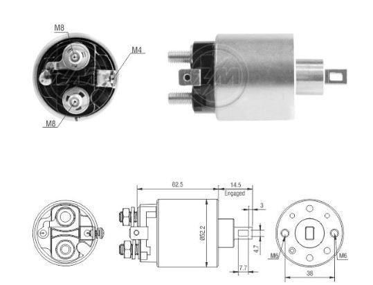 INTACTO91411 AUTOMATICO PT. BOSCH THERMO-KING 12V ZM1411 