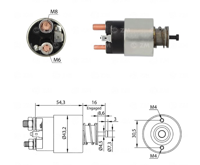 INTACTO91391 AUTOMATICO PT. VALEO PICANTO/AMICA/ATOZ 12V ZM1391