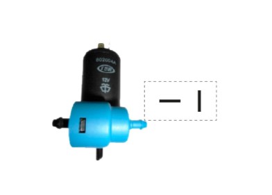 TSA802004A MOTOR INJ. LAV. PARA-BRISA 12V DUPLO 2T (BICO FINO)