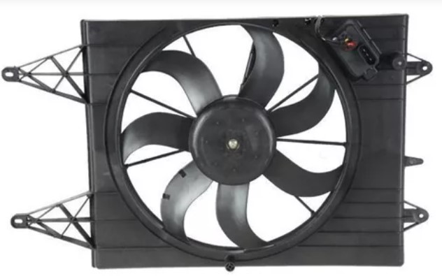 EW0011064 ELETROVENTILADOR GOL/GOLF/FOX/SPACE/POLO C/AR MT.101MM 7PAS (C/DEFLETOR) 390MM