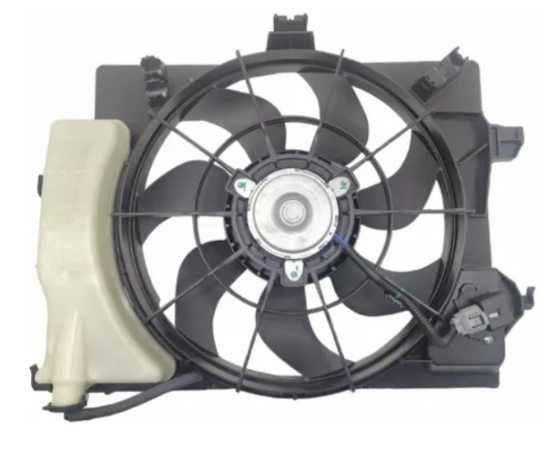 EW0011104 ELETROVENTILADOR HB20/VELOSTER C/RESERV. 7PAS (C/DEFLETOR) 390MM