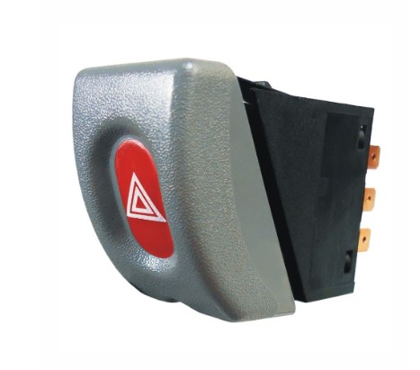 DNI2182 INTERRUPTOR PISCA ALERTA CORSA 02> CINZA S/LED 7T