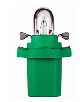 LH2722MF LAMPADA+SOQUETE 2W B8.5D 12V (VERDE LIMAO) HELLA
