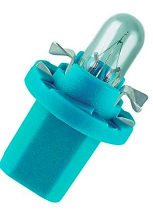LH2721MFX LAMPADA+SOQ.1,2W B8.5D 12V. (AZUL) TDS HELLA