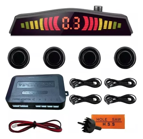 VP05001 SENSOR ESTACIONAMENTO PRETO 18,5MM 4 PONTOS 