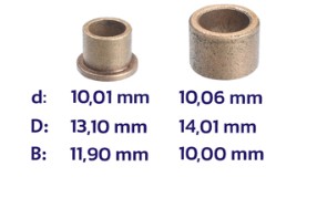 KT-032800 KIT BUCHA PT.MITSUBISHI GM/FORD/RENAULT/NISSAN/FIAT/JEEP/HIUNDAY/KIA
