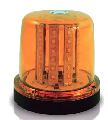 AL280 GIROFLEX LED 10W 54LEDS AMBAR 12/24V (FIX. PARAFUSO)