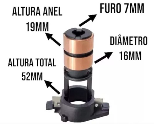 GL126102 ANEL COLETOR BOSCH TITAN - FURO 7MM