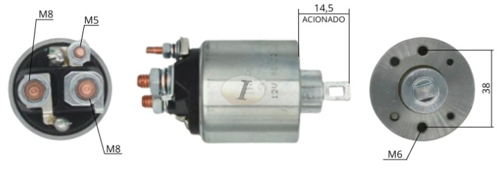 INTACTO91710 AUTOMATICO PT. HITACHI LINHA NISSAN/RENAULT 12V ZM1710