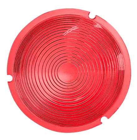 GF0007VM LENTE LANTERNA DEGRAU UNIVERSAL VERMELHA
