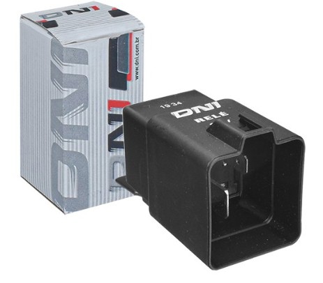DNI8192 RELE AUXILIAR VENTOINHA/AR CONDICIONADO VW/FIAT/PEUGEOT 12V 4T 70A C/SUPORTE 