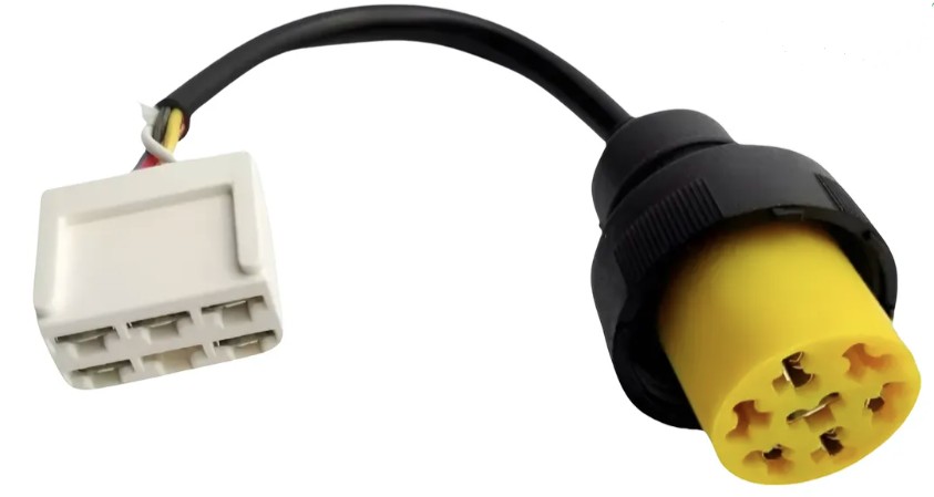 ASX8427 CHICOTE 7VIAS LIGACAO SETA ESQUERDA (AMARELO) C/5 FIOS 
