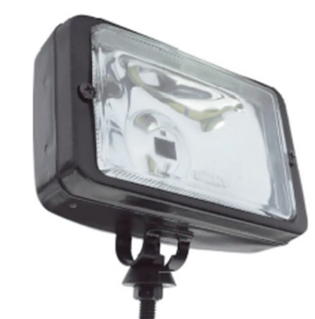 FL706SL FAROL MILHA UNIVERSAL RETANGULAR 156X94MM S/LAMPADA S/GRADE (C/02)