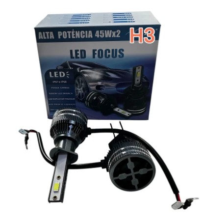 FOCUS H3 KIT LED H3 6000K 13.000 LUMENS BIVOLT RAYX
