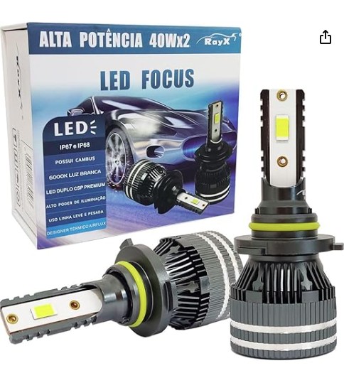 FOCUS HB3 KIT LED HB3 6000K 13.000 LUMENS BIVOLT RAYX